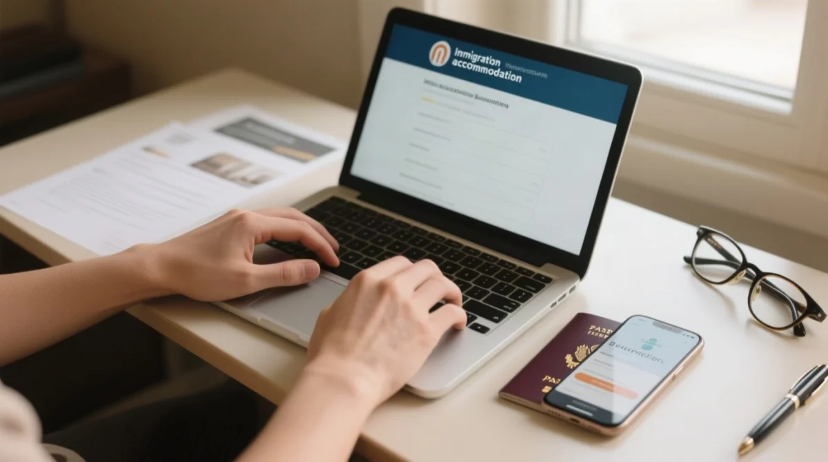 How to Enter Your Accommodation Address on the Colombia Check Mig Form