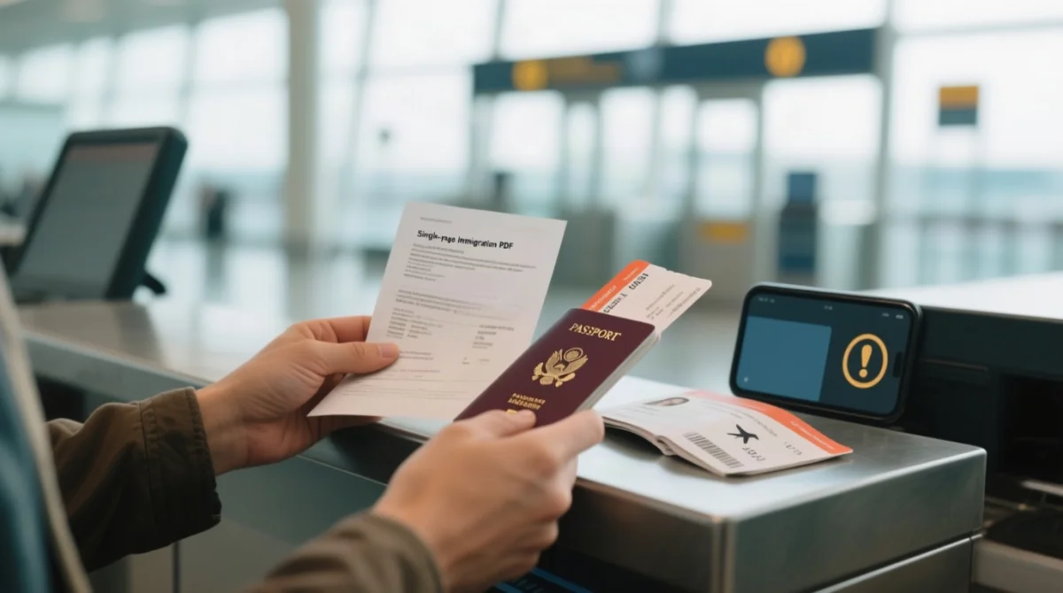 Special Scenarios: Flight Changes, System Blocks, and Airport Corrections for the Colombia Check-Mig Form